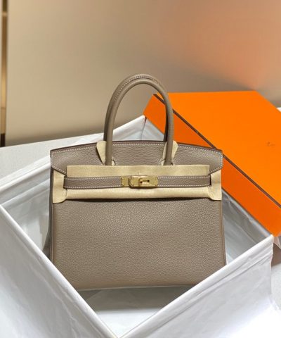 Réplica da bolsa Hermès Birkin Elephant Gold