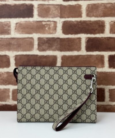 Réplica de bolso de mano Gucci GG de lona beige