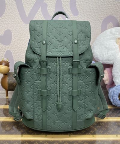 Replica Louis Vuitton Christopher Backpack Green