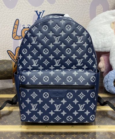 Replika Louis Vuitton Discovery Ryggsäck Blå