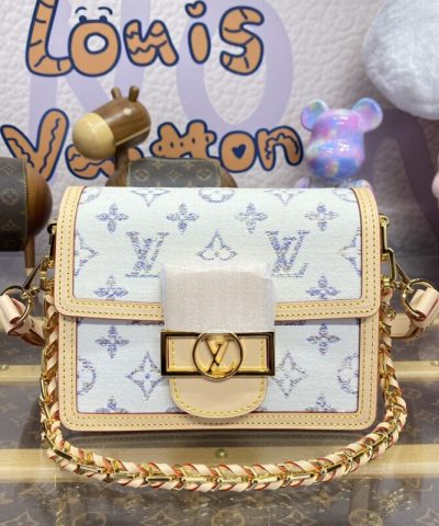 Replik Louis Vuitton Dauphine Mini Hellblau