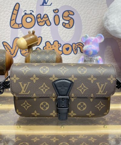 Replik einer tragbaren Louis Vuitton Montsouris-Geldbörse