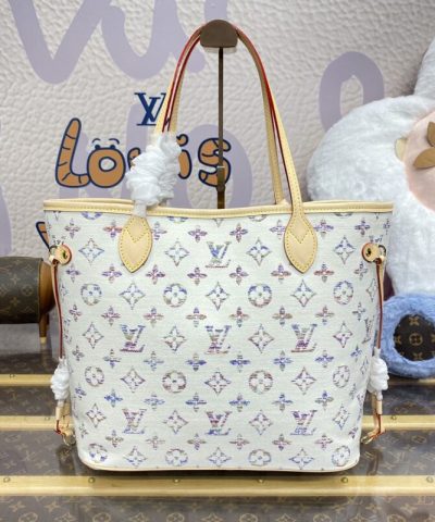نسخة طبق الأصل من Louis Vuitton Neverfull MM White