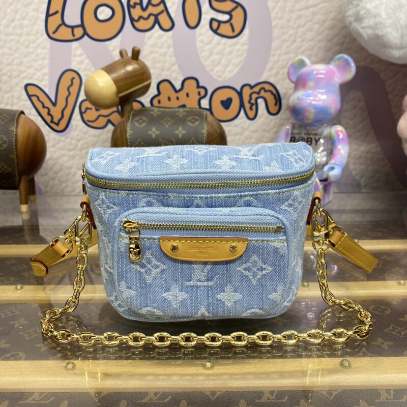 Replica Louis Vuitton Bumbag Mini Denim