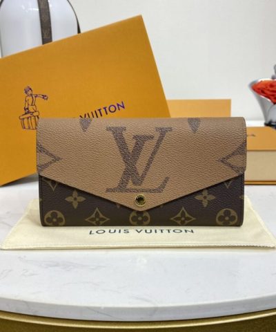 Louis Vuitton Sarah Plånbok Ljusbrun