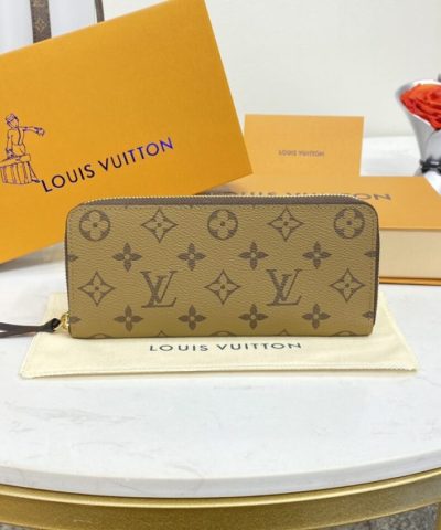 Peněženka Louis Vuitton Clemence světle hnědá