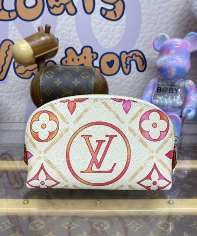 Ρεπλίκα Louis Vuitton Pochette Cosmétique Orange