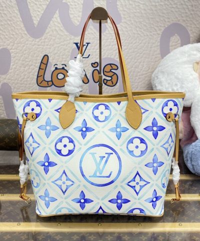 Replika Louis Vuitton Neverfull MM Bue