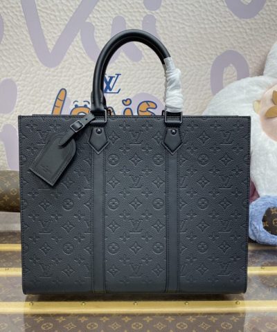 Replica Louis Vuitton Sac Plat 24H Black