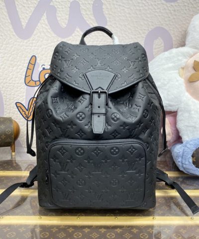 Replika Louis Vuitton Montsouris Svart
