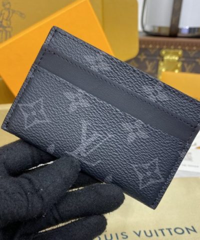 Louis Vuitton Kartenetui Schwarz