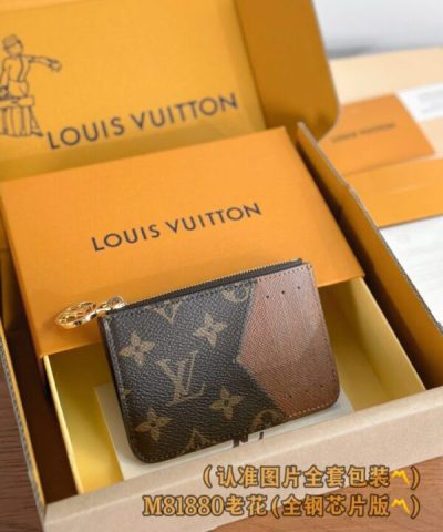 Louis Vuitton Romy Card Holder Brown