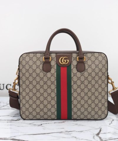 Réplica da maleta Gucci Canvas Bege
