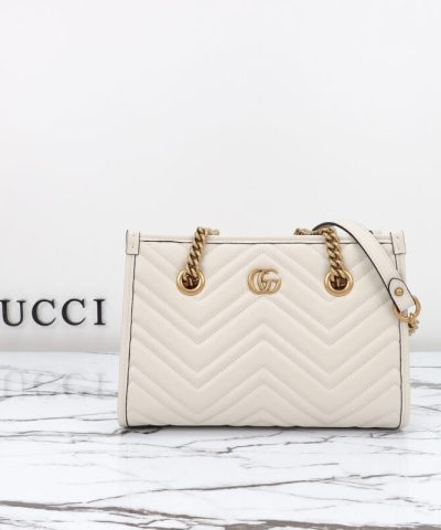 Replik Gucci GG Marmont Tote Weiß