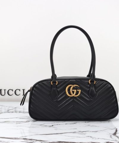 Gucci Marmont Küçük Üst Saplı Siyah Replika