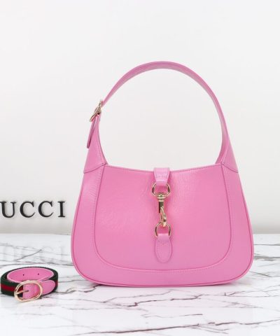 Replika Gucci G Jackie Malá patentovaná růžová