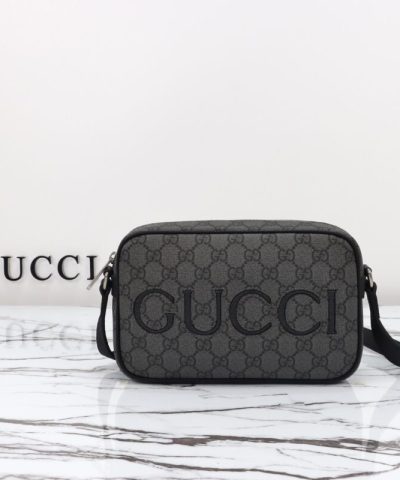 Replika Gucci GG Mini Axelväska Grå 2024
