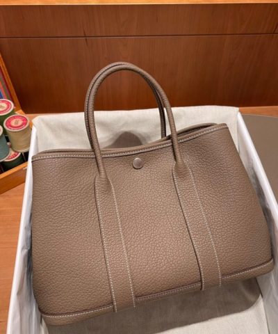 Ρεπλίκα Hermès Garden Party 30cm Etoupe