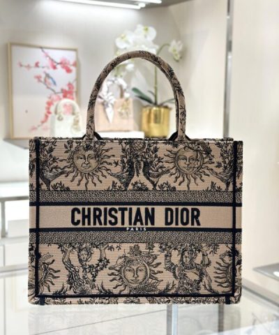 Replica Dior Tote Book Sun God Brown