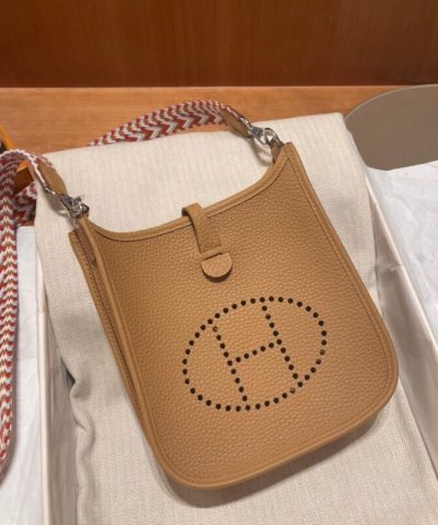Αντίγραφο Hermès Evelyne II Tpm Brown