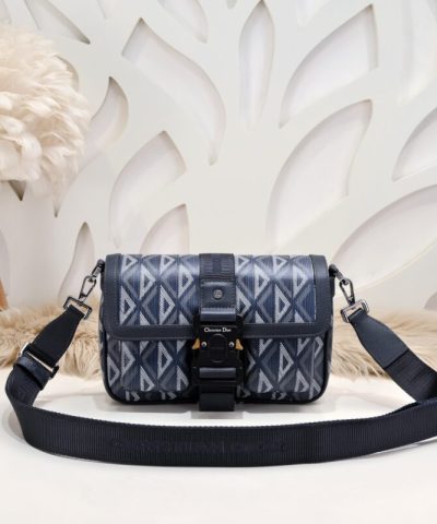 Réplica del bolso bandolera Dior Hit The Road negro