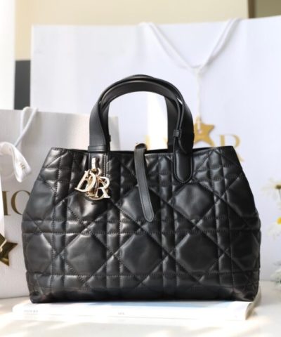 Replika czarnej torby Dior Toujours