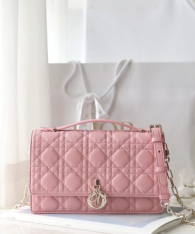 Replica My Dior Top Handle Bag Pink