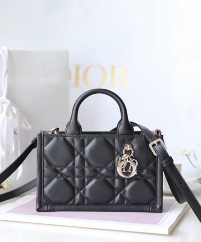 Replica Dior Tote Book Mini Black