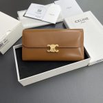 Celine Triumphe Long Wallet - front view