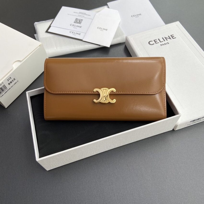Celine Triumphe Long Wallet - front view