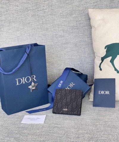Réplica da Carteira Dior Jacquard Preta