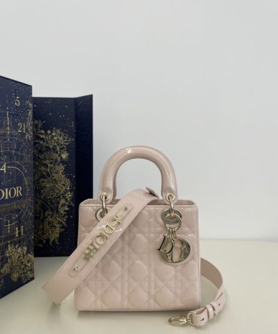 Réplica Lady Dior Rosa Patente ABC