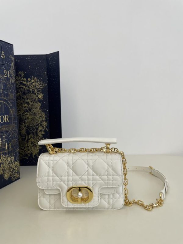Replica Dior Jolie Top Handle White