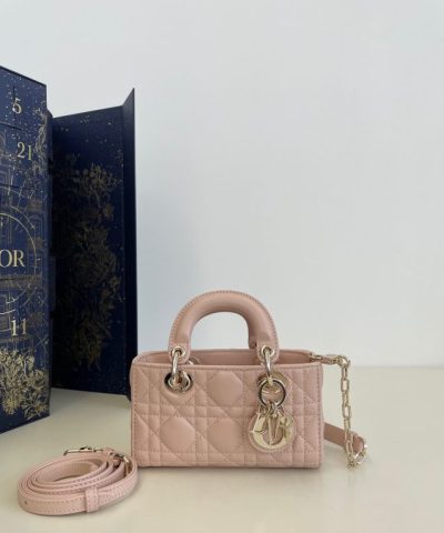 Αντίγραφο Dior Lady D – Joy Mini Bag Ροζ