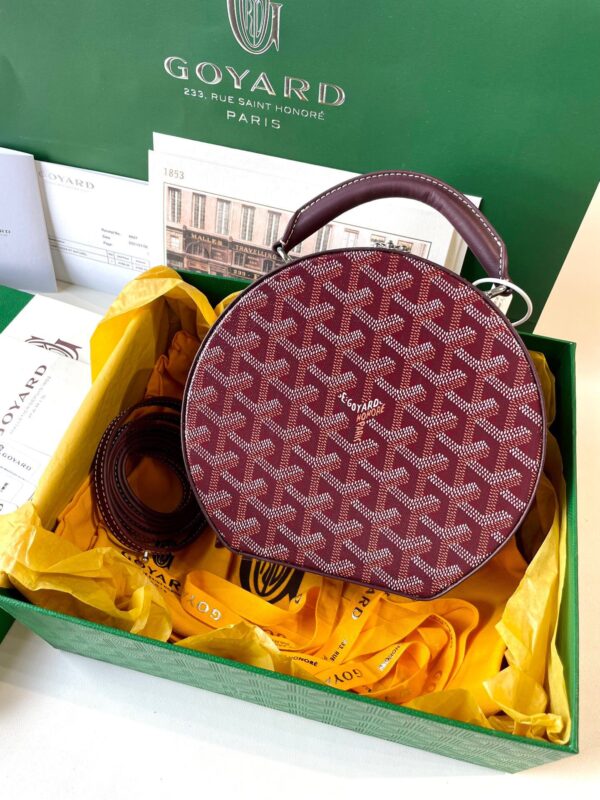 Goyard Alto Hat Box Trunk Dupe - LuxeCarryMe