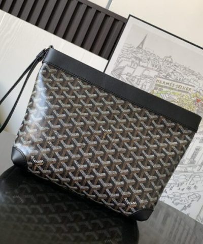 Réplica de bolsa Goyard Conti - Embreagem Goyardine