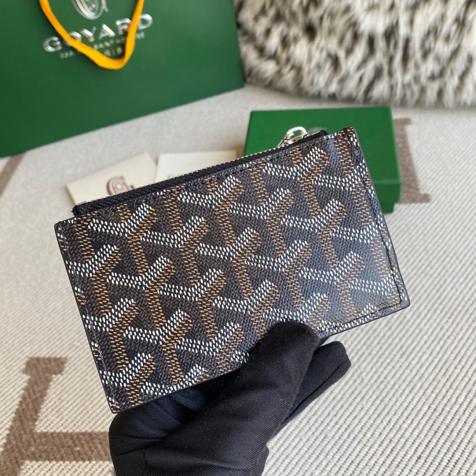 goyard-bourbon-black-1 Portacarte Goyard Bourbon Dupe - LuxeCarryMe