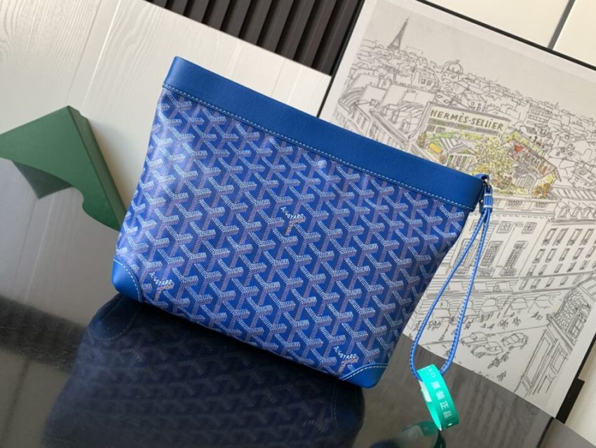 Goyard Conti Leather Pouch Dupe - LuxeCarryMe