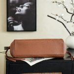 141474_brown_2 Chanel 26S East West Tote Brown - chanel east west tote dupe detail 1