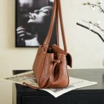 141474_brown_5 Chanel 26S East West Tote Brown - chanel east west tote dupe detail 4