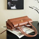 141474_brown_9 Chanel 26S East West Tote Brown - chanel east west tote dupe detail 8