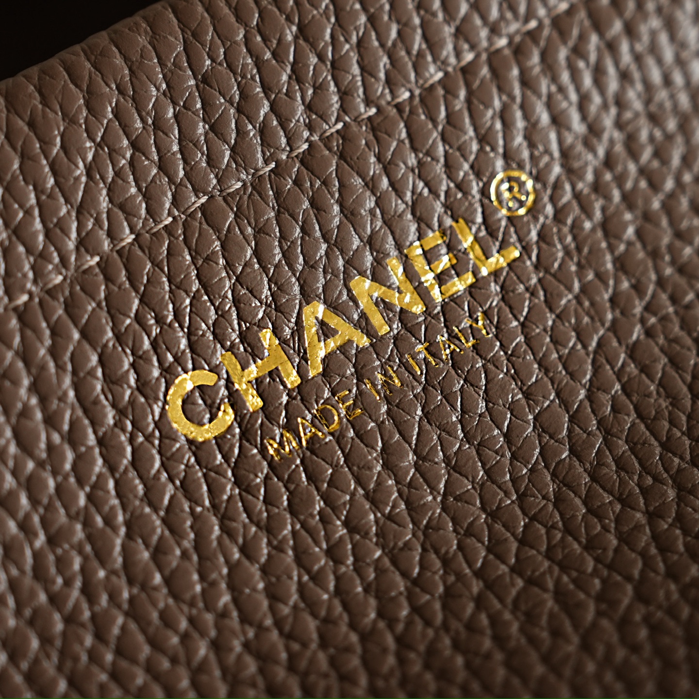 141476_dark-brown_3 Chanel 26S East West Tote Dark Brown - fake chanel tote detail 2