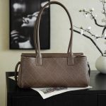 141476_dark-brown_5 Chanel 26S East West Tote Dark Brown - fake chanel tote detail 4
