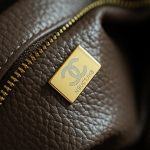 141476_dark-brown_6 Chanel 26S East West Tote Dark Brown - fake chanel tote detail 5