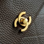 141476_dark-brown_9 Chanel 26S East West Tote Dark Brown - fake chanel tote detail 8