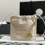 141537_beige_8 Chanel 22 Mini Bag Beige - chanel 22 mini beige dupe detail 7