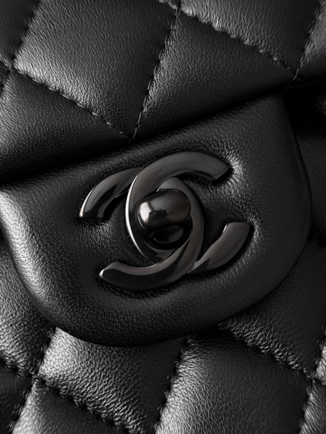 71107_so-black_12 Chanel Small Classic Flap - So Black - chanel so black replica detail 11