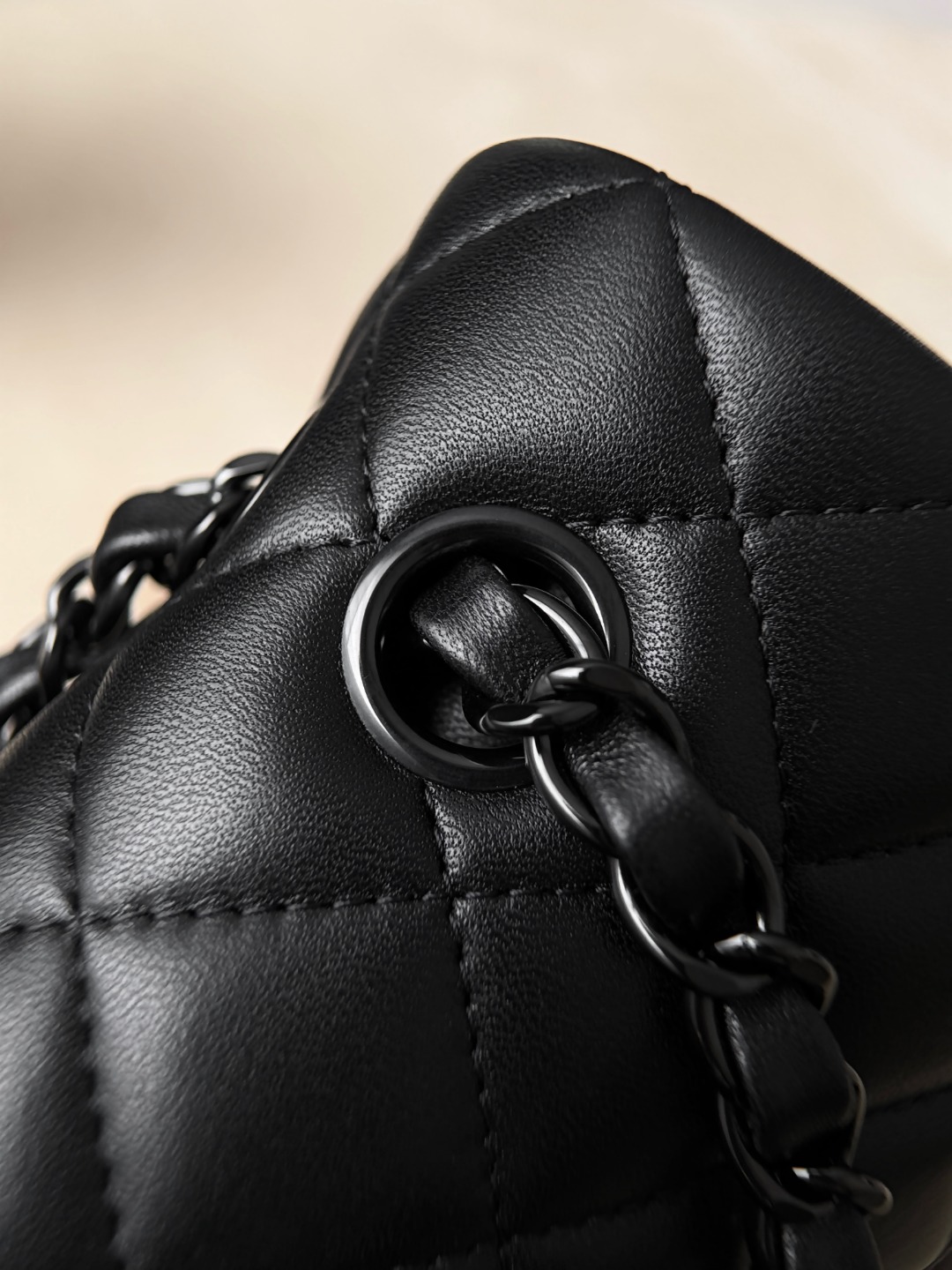71107_so-black_13 Chanel Small Classic Flap - So Black - chanel so black replica detail 12