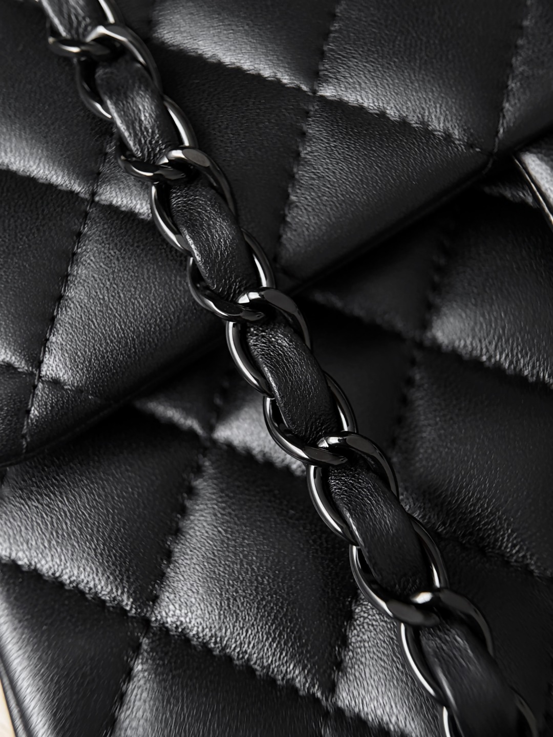 71107_so-black_5 Chanel Small Classic Flap - So Black - chanel so black replica detail 4