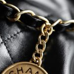 71258_black_12 Chanel 22 Medium Bag Black - chanel 22 medium dupe detail 11